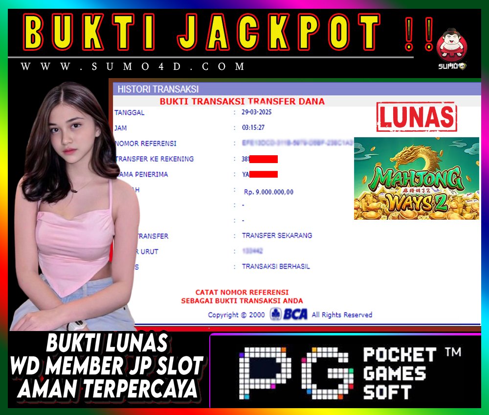 BUKTI JACKPOT SUMO4D-