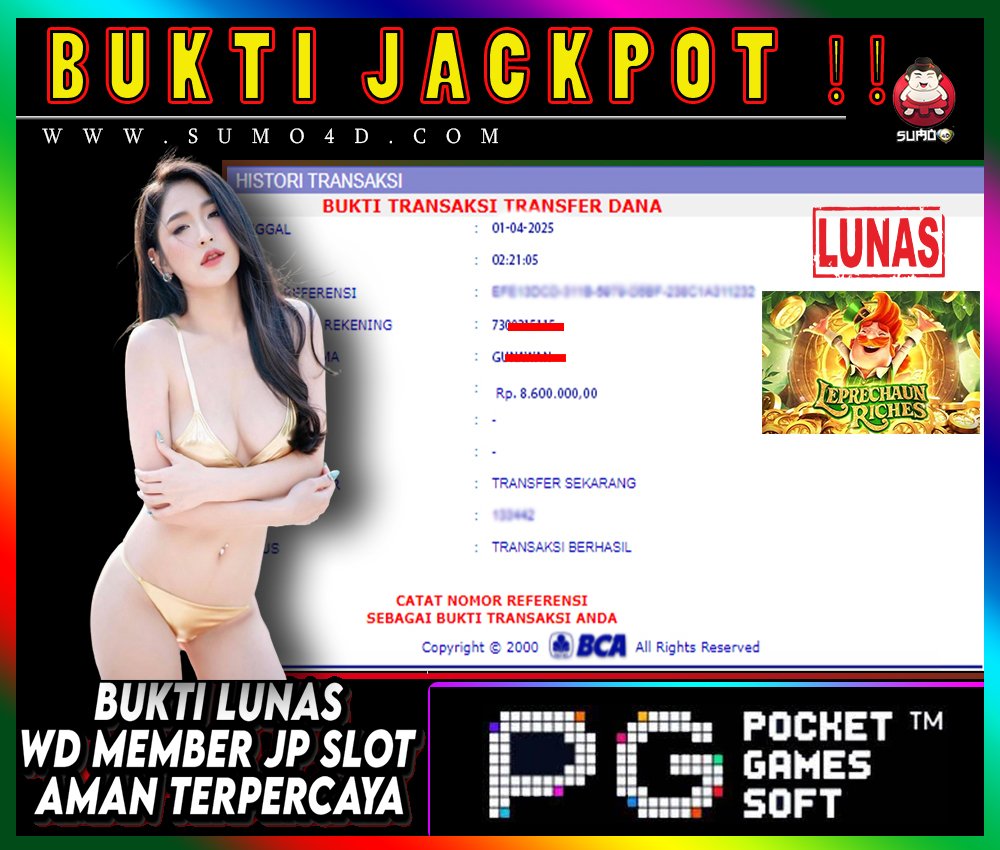 BUKTI JACKPOT SUMO4D-