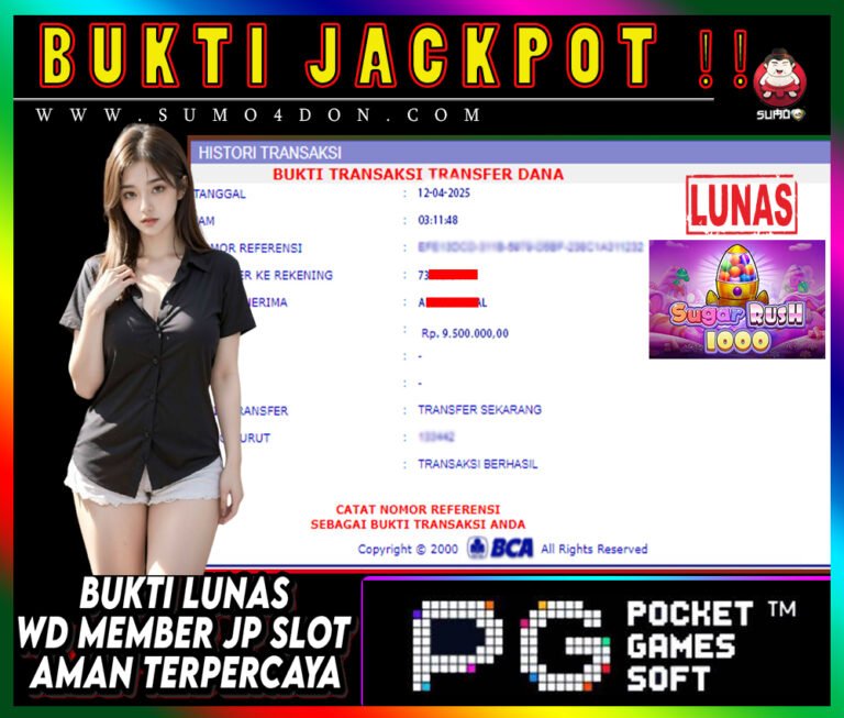 BUKTI JACKPOT SUMO4D-