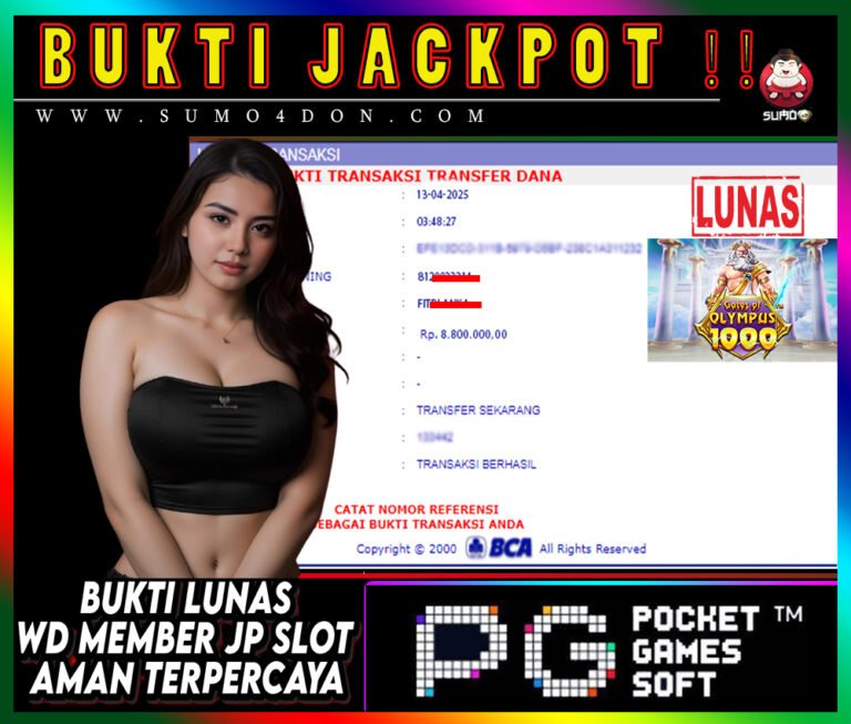 BUKTI JACKPOT SUMO4D-