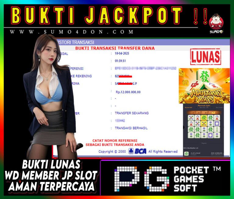 BUKTI JACKPOT SUMO4D-