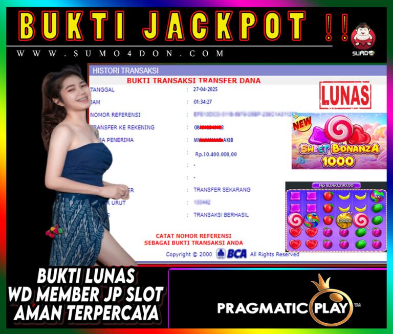 BUKTI JACKPOT SUMO4D-