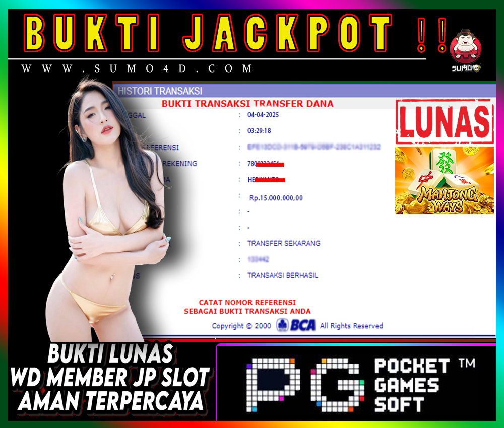 BUKTI JACKPOT SUMO4D-