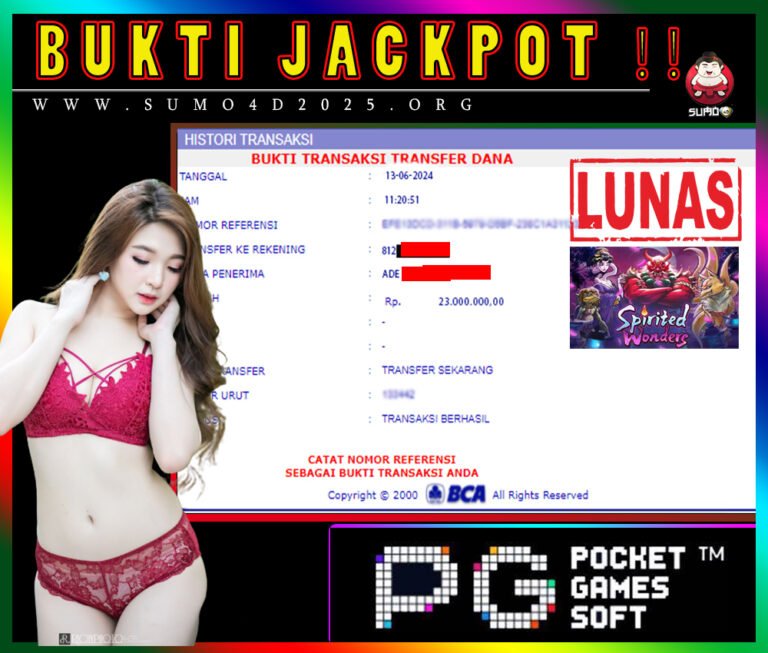 BUKTI JACKPOT SUMO4D-