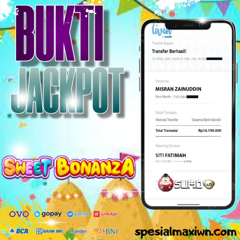 KEMENANGAN SLOT PRAGMATIC PLAY 25 APRIL 2025