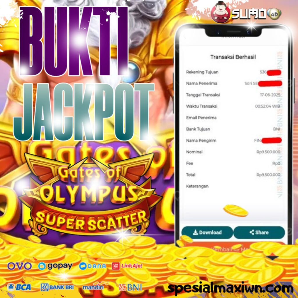 BUKTI KEMENANGAN JACKPOT PRAGMATIC PLAY 17 JUNI 2025