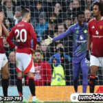 Kiper Manchester United Andre Onana bisa jadi pelicin rencana Setan Merah merekrut pemain idaman mereka, Bryan Mbeumo,