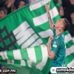 Antony dalam pertandingan Real Betis vs Real Sociedad di Stadion Benito Villamarin