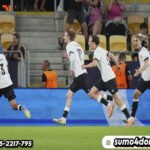 Aksi pemain Timnas Jerman di Euro U-21 2025