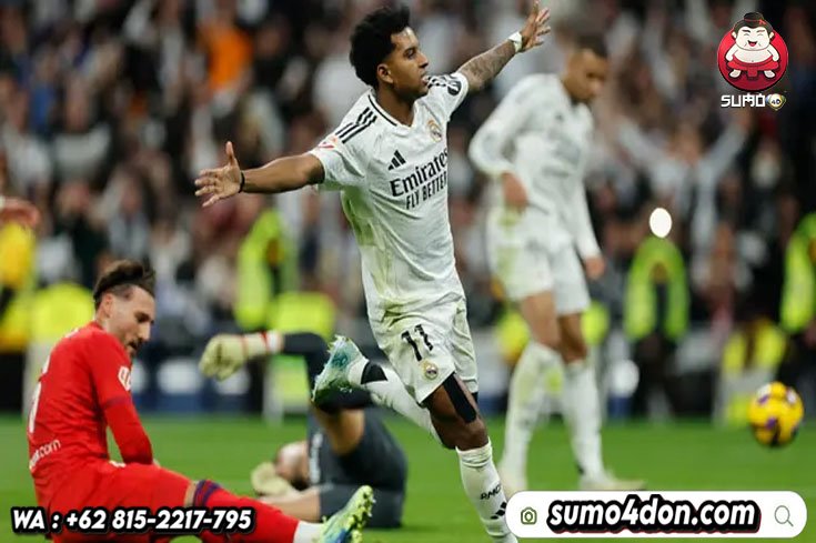 Rodrygo mencatatkan namanya di papan skor Real madrid