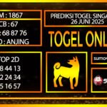PREDIKSI TOGEL SINGAPORE 26 JUNI 2025
