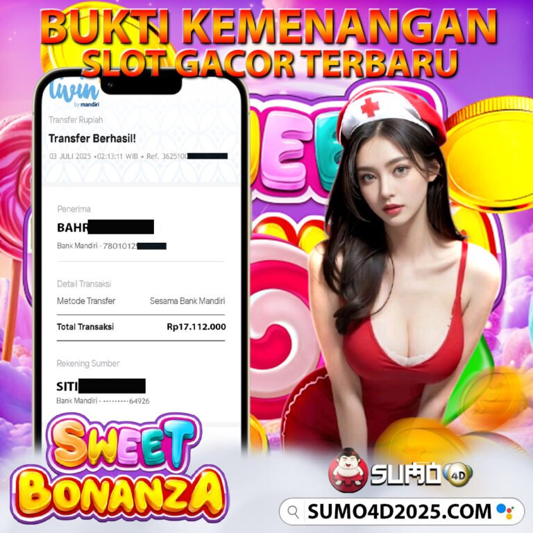BUKTI KEMENANGAN JACKPOT PRAGMATIC PLAY 03 JULI 2025